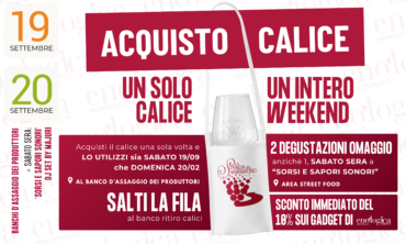 Acquisto Calice Enologica – Valido 19/20 SETTEMBRE