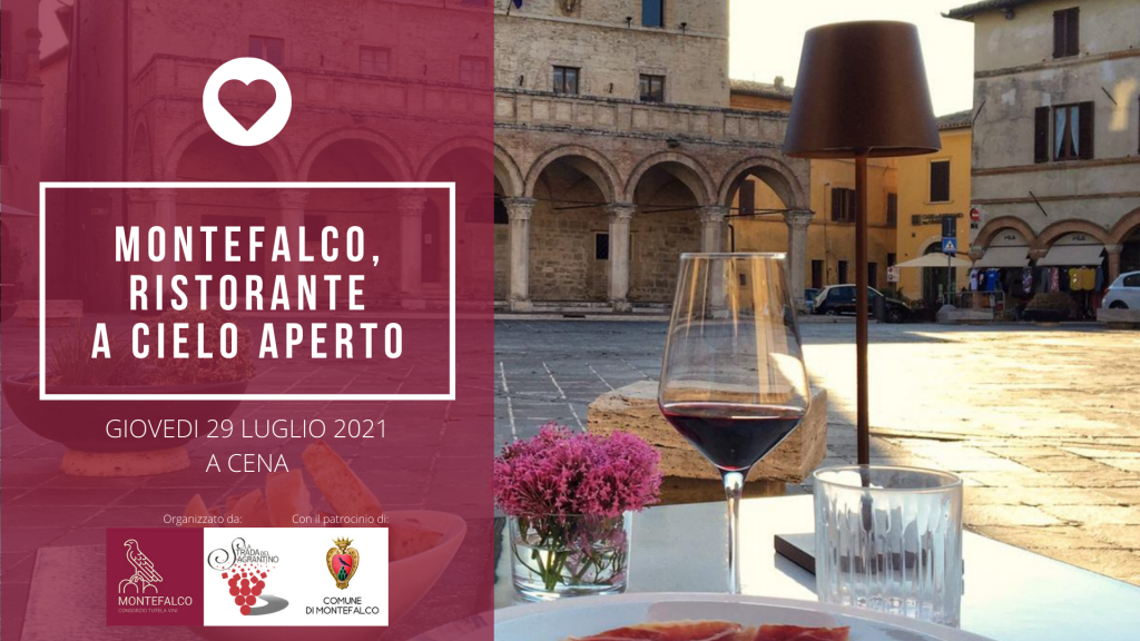 Montefalco Ristorante a cielo aperto 29 Luglio 2021